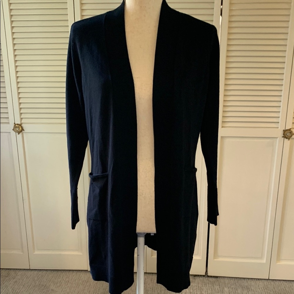 Appleseed's Black Petite Cardigan Sweater